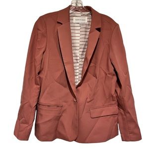 Cupcakes & Cashmere Harman Structured Blazer Pink Medium